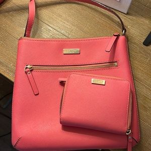 Kate Spade Watermelon crossbody and matching wallet